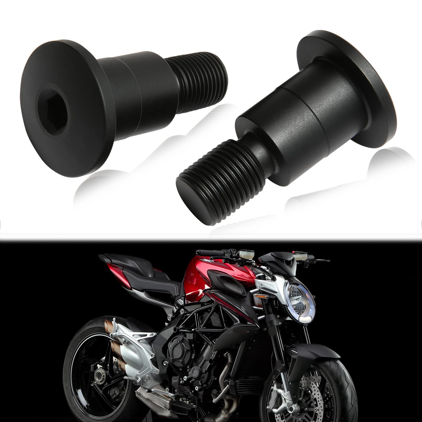 Motorcycle Handlebar Bar End Mirror Adapter for Brutale 675 Brutale 800 Road Star1700 Midnight Star VStar1100 VStar1300 Dragstar1100 Stratoliner1900 Roadliner1900 Raider