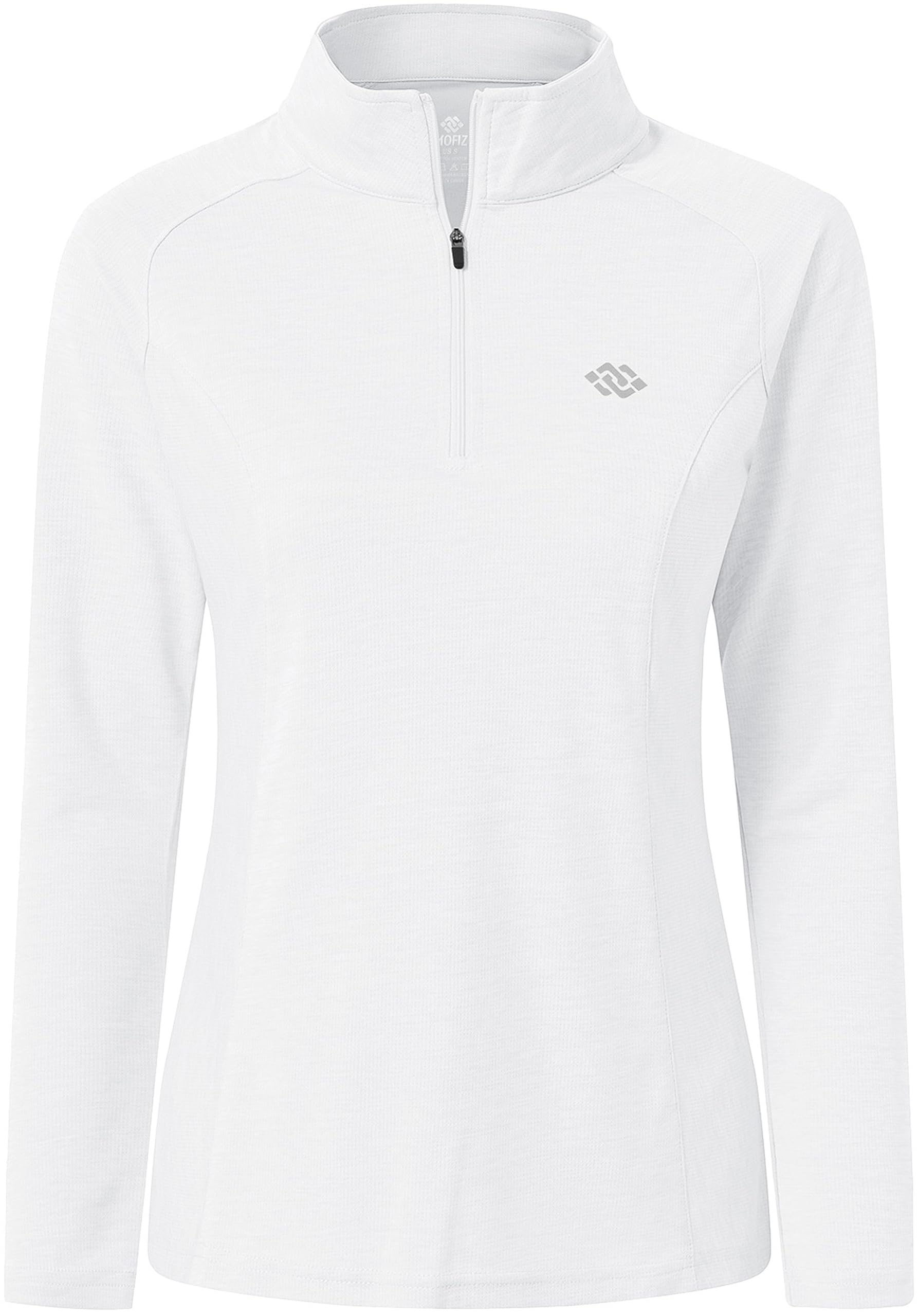 MoFiz Women's UPF 50+ Sun Protection Zip Up Long Sleeve Golf Tennis Hiking Shirt size XS 