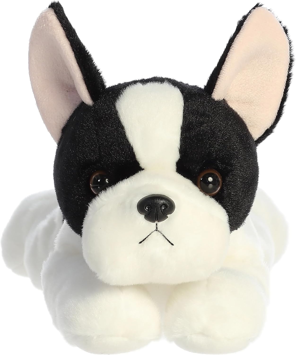 Aurora® Adorable Flopsie™ French Bulldog Pup Stuffed Animal - Used to Create Imaginative Play Adventures - Perfect for Birthdays, Kids and Adults, All Ages - White 12 Inches