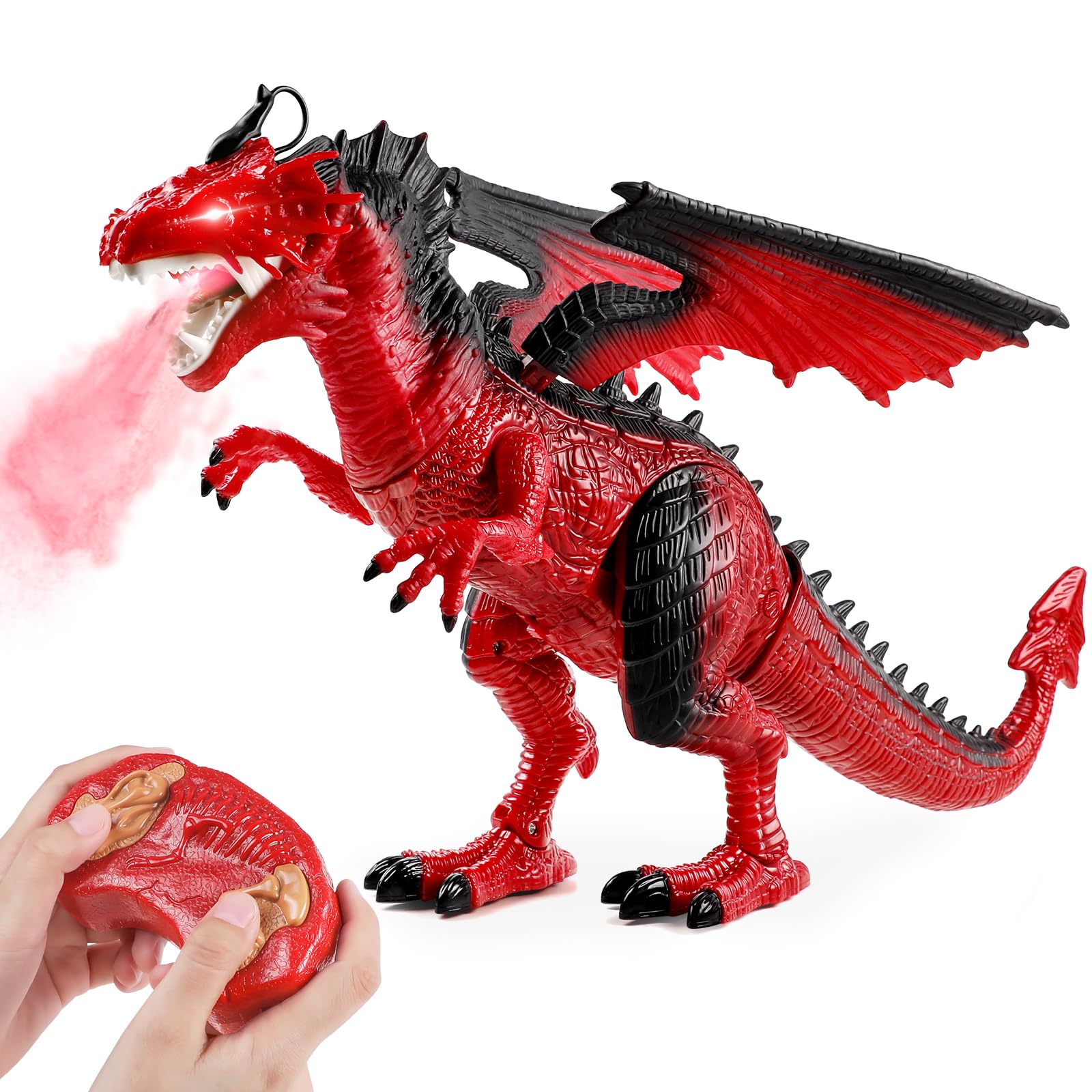DINOSAURS'ISLAND TOYS Remote Control Dragon Toy for Kids 3-8, 20