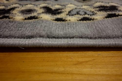 Vista 731 de Unique Loom Reza Collection- Alfombra, Polipropileno, Marrón Marrón/ marfil