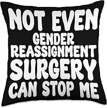 Gender Reassignment Surgery, Transition Operation Recovery Throw Pillow