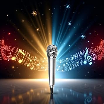 Silver Mini Singing Mic Phone Karaoke Mic Singing 3.5mm Condenser Microphone Mini Handheld Microphone for Mobile Phone Laptop Notebook Handheld Wireless Microphones
