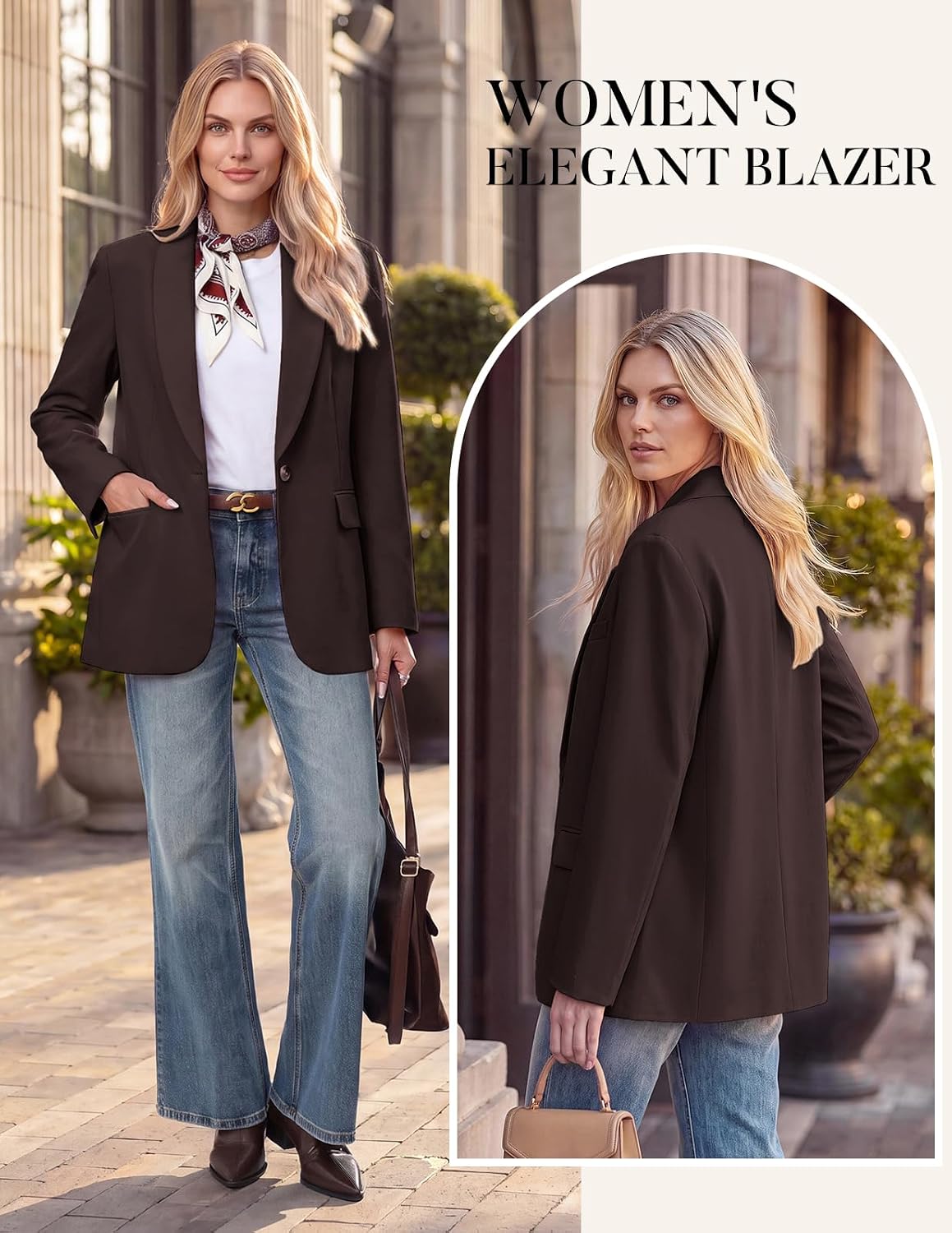GRACE KARIN Women 2026 Business Casual Blazer,Fall Work Office Suit Jackets
