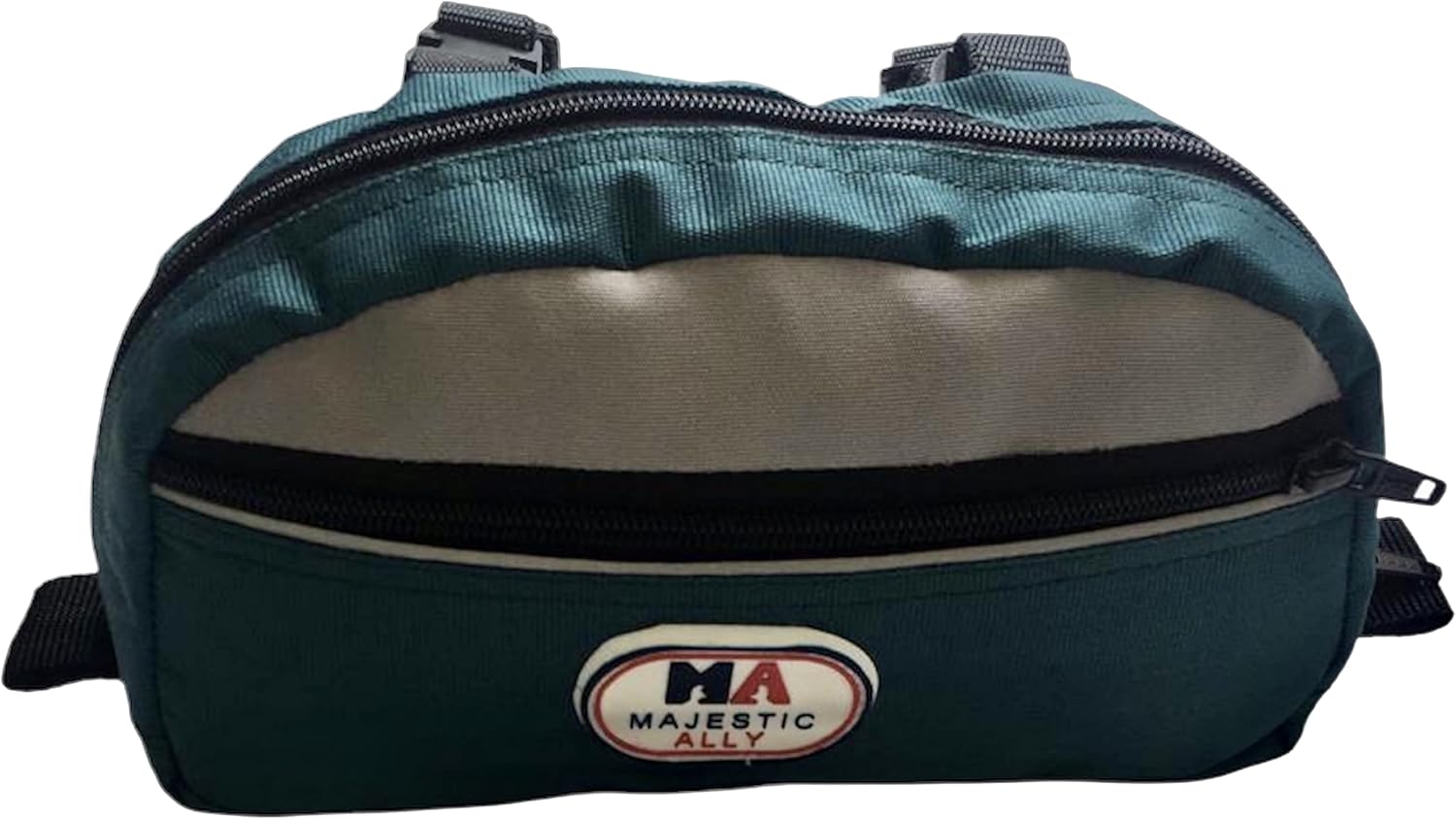 Majestic Ally Nylon Reflective Saddle Pommel Bag for Western Saddle
