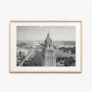 Baton Rouge Photo Poster Print Horizontal, Baton Rouge Black and White Wall Art, Baton Rouge Photography, Travel, Poster
