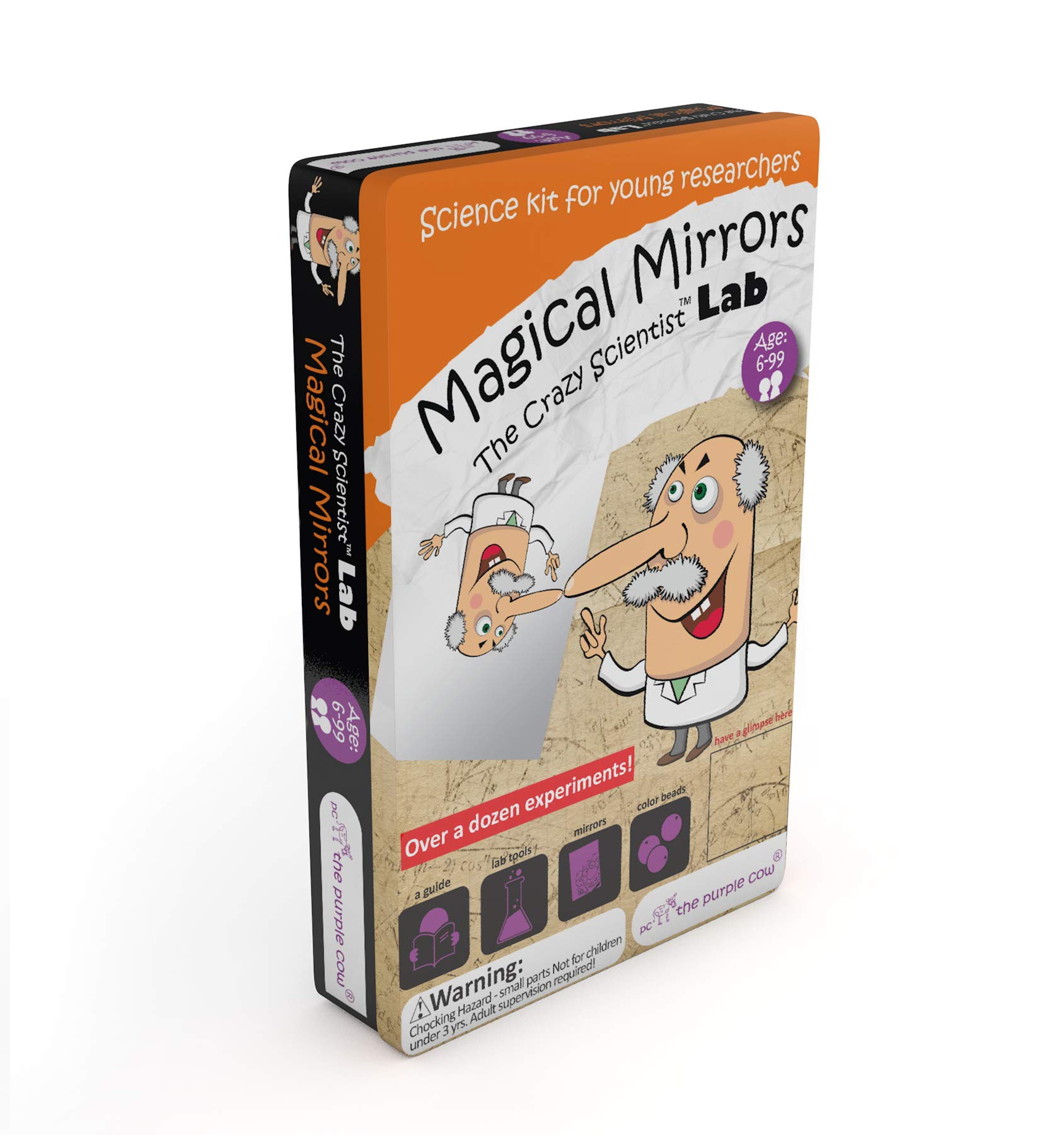 The Purple Cow Crazy Scientist Lab Magical Mirrors Science Kit