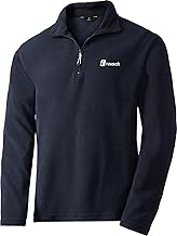 Reusch Fleece Shirt with Zip, Lightweight Long Sleeve for Men and Women, Zip Shirt Made of Ultralight Fabric, Warm Functional Shirt, Ideal for Outdoor Sports, Size S-XL