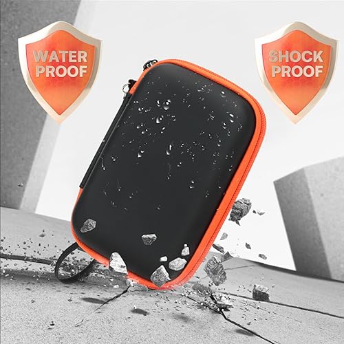 Miniatura 5 de Bolsa de almacenamiento portátil para LaCie Rugged Mini 1 TB 2 TB 4 TB 5 TB para Mac y PC, discos duros externos y cable USB 3.0 2.0, tarjetas SD,