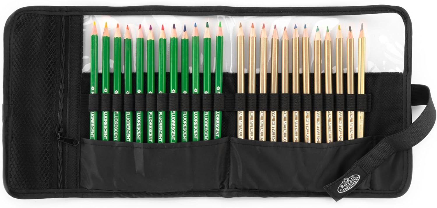 Royal & Langnickel Flourescent/Metallic Pencils i