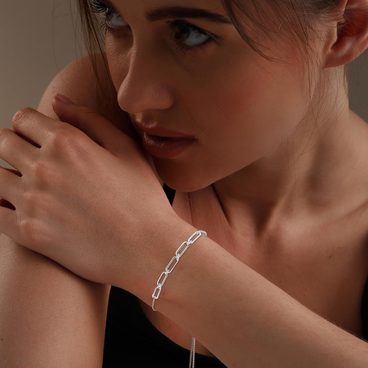 Charmsy 925 Sterling Silver Sliding Bolo Bracelet for Women | Women's Italian Handmade Adjustable Bolo Bead Ball Slider Bracelet