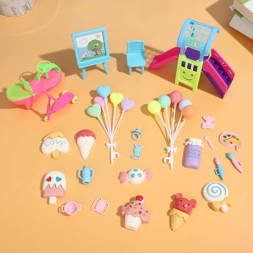 Miniatura 9 de ONEST 16 muñecas de 4 pulgadas con accesorio, lindas muñecas de bebé con ropa, mini muñecas de bebé con accesorios de muñeca