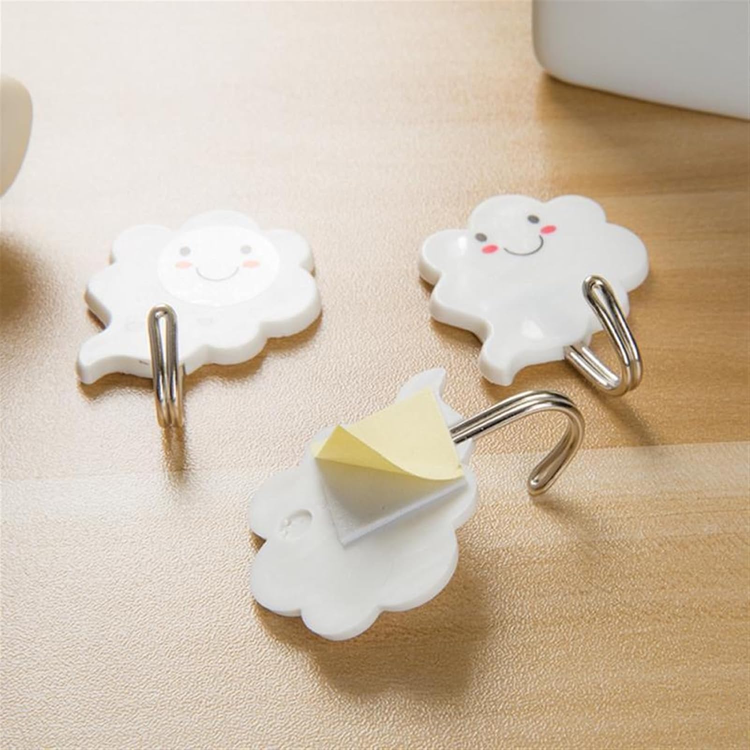 Hook Bathroom Kitchen Hanger Self-Adhesive Hooks Stick On Wall Hanging Door Clothes Towel Holder Racks
