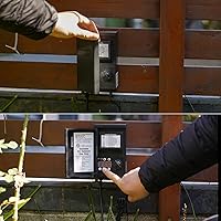 Vista 5 de GOODSMANN Transformador de bajo voltaje 45W Transformador de iluminación de paisaje para luces de paisaje de bajo voltaje con función