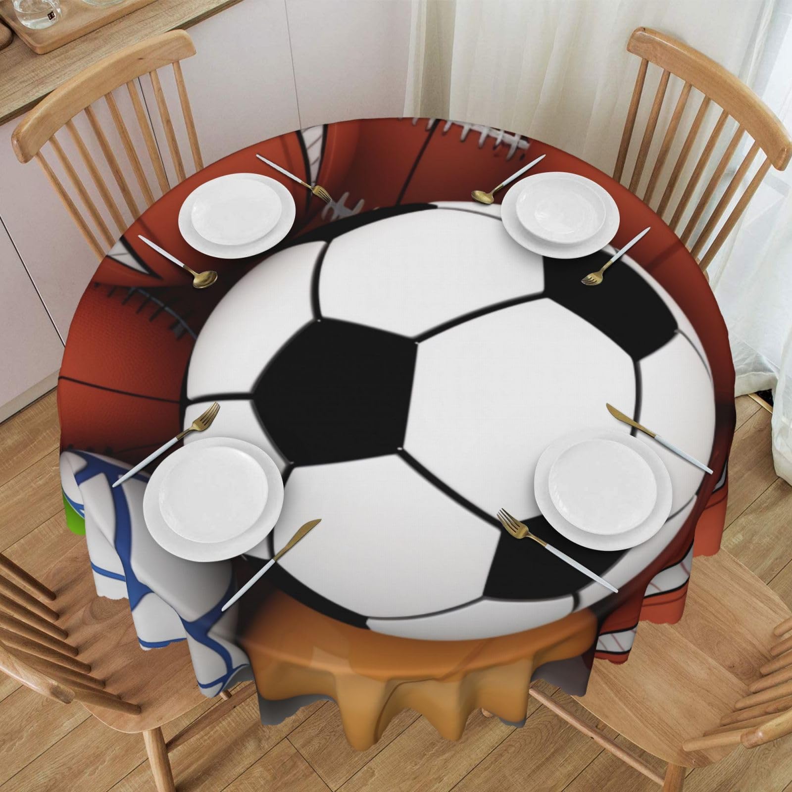 Nappe ronde sport 152 cm pour buffet de mariage et fête