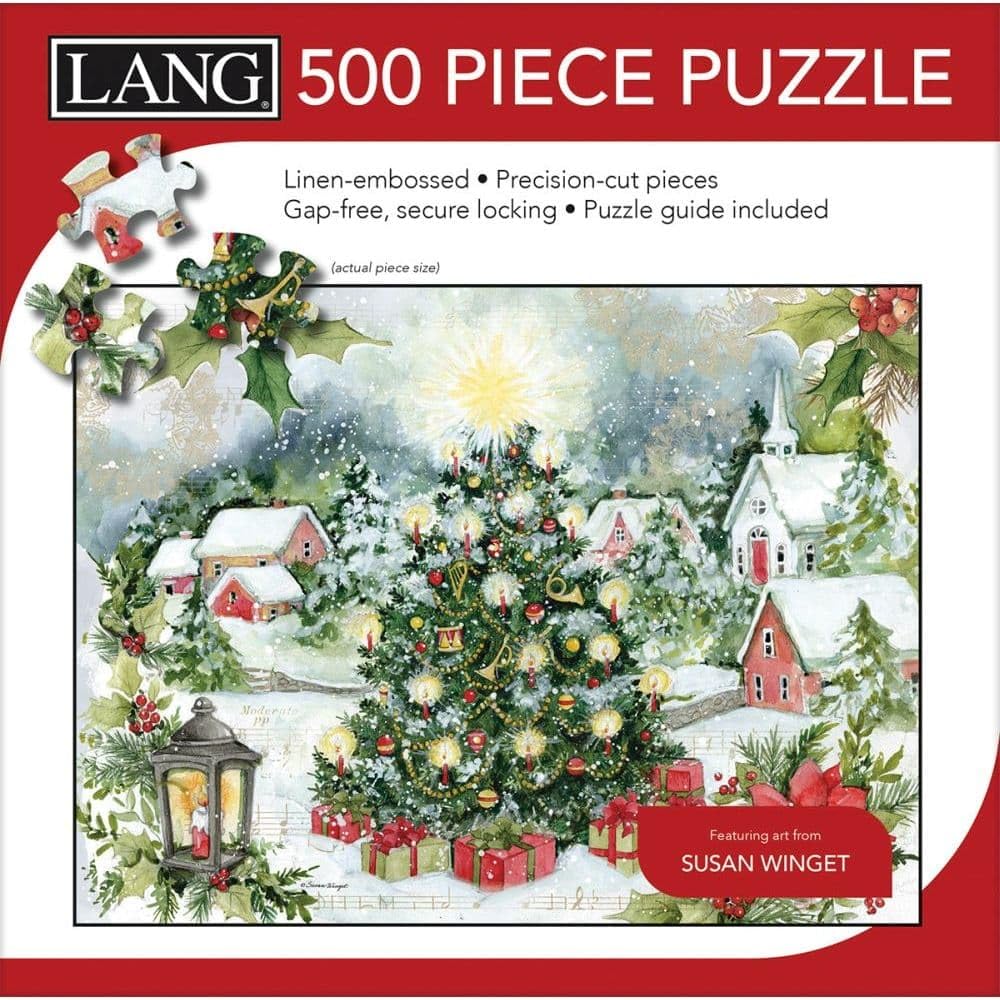 Amazon.com: Lang 500PC Puzzle CHRSTMS TR, Christmas Tree : Toys