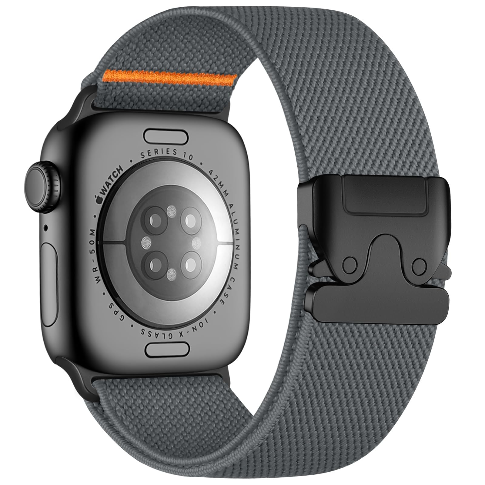 Faliogo Nylon Band für Apple Watch Armband 46mm 45mm 44mm 42mm 41mm 40mm 38mm 49mm - Damen Herren Sportarmband mit Fallschirmschnalle für iWatch Armband Ultra SE Series 11 10 9 8 7 6 5 4 3 2 1