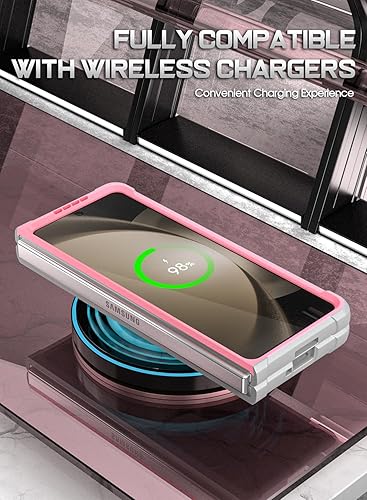 Miniatura 4 de Poetic Guardian - Funda para Samsung Galaxy Z Fold 5 de 7.6 pulgadas, con función atril, protección de grado mil, ultrafina, híbrida de cuerpo