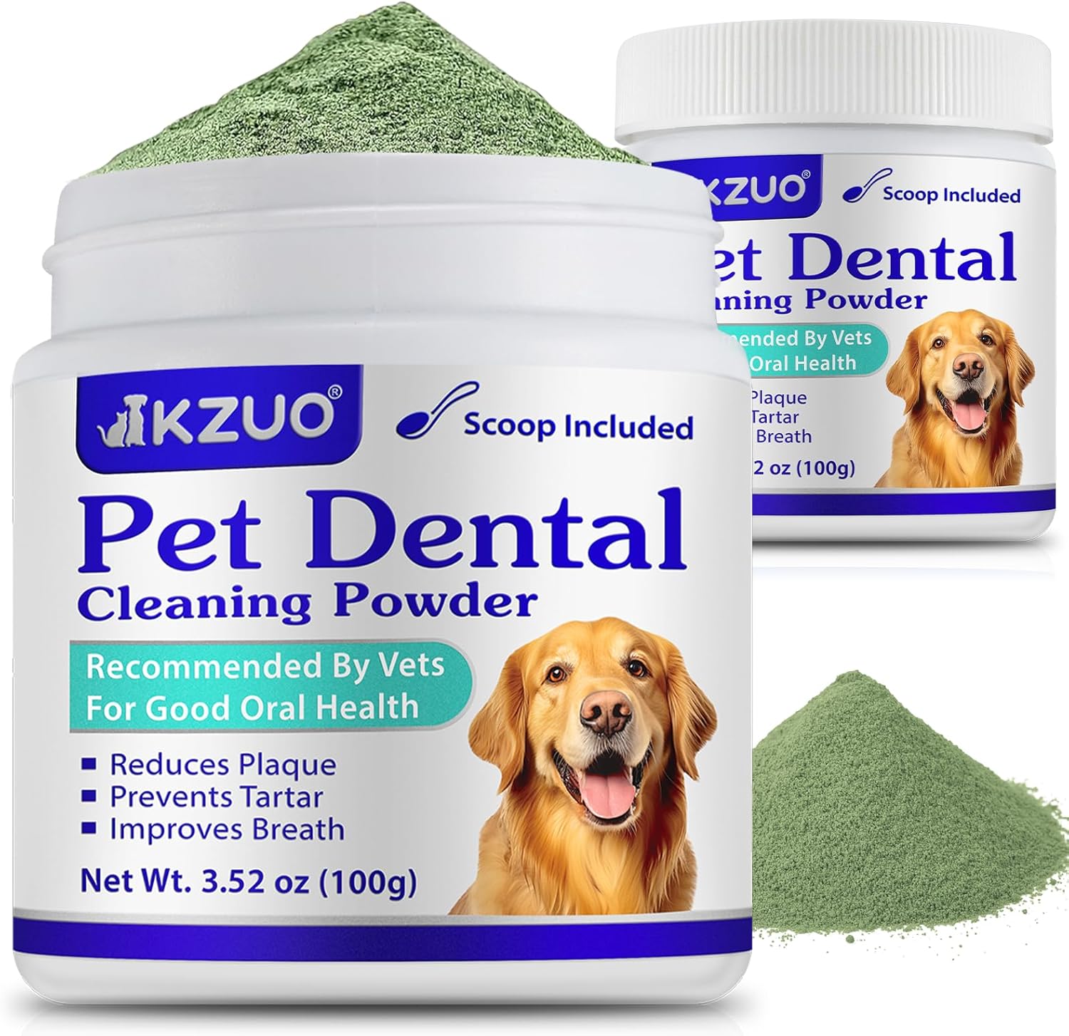 Dog Teeth Cleaning Powder – Dog Dental Powder – Targets Tartar & Reduces Plaque & Bad Breath – Teeth Cleaning Made Easy Eliminate – Formulated for Small, Medium, Large Dogs (2PCS) Dog Teeth Cleaning Powder – Dog Dental Powder – Targets Tartar & Reduces Plaque & Bad Breath – Teeth Cleaning Made Easy Eliminate – Formulated for Small, Medium, Large Dogs (2PCS)