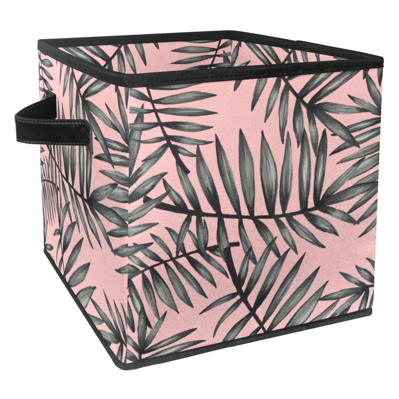 Boîte de rangement pliable en tissu cube pour jouets et vêtements de chambre