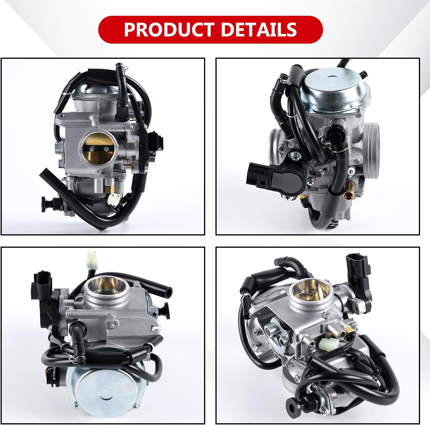 Carburetor For Honda Foreman Rubicon 500 TRX500FA TRX500FPA TRX500FGA 2001-2014，Carb Repalces OEM # 16100-HN2-013 16100-HN2-305 16100-HN2-A22 16100-HN2-A2 16100-HN2-A24