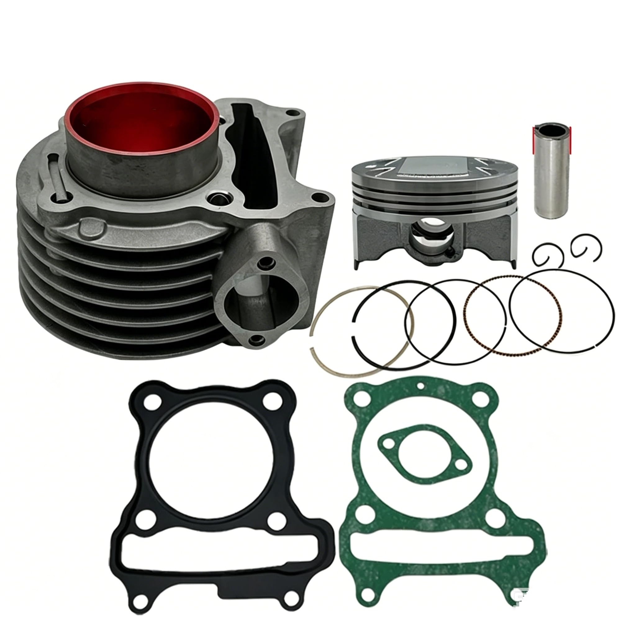 Fasce Elastiche Kit Pistone Cilindro Alesaggio 59mm Per Corse 150cc Per Dynamic Li G150 G5 Per Like150 Per People 150 12100-LEB1-90B LFE2 Pistone
