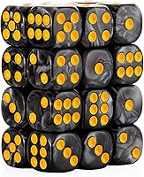 Vista 36 de 36 de paquete de dados de 12 mm de lado de 6 caras MINI, juego de dados de colores translúcidos, dados de 6 caras de colores estándar para Tenzi