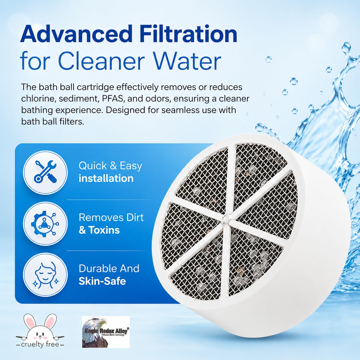 Crystal Quest Bathtub Filter - Cleaner Baths! -2 Crystal Quest Bathtub Filter - Cleaner Baths! -2