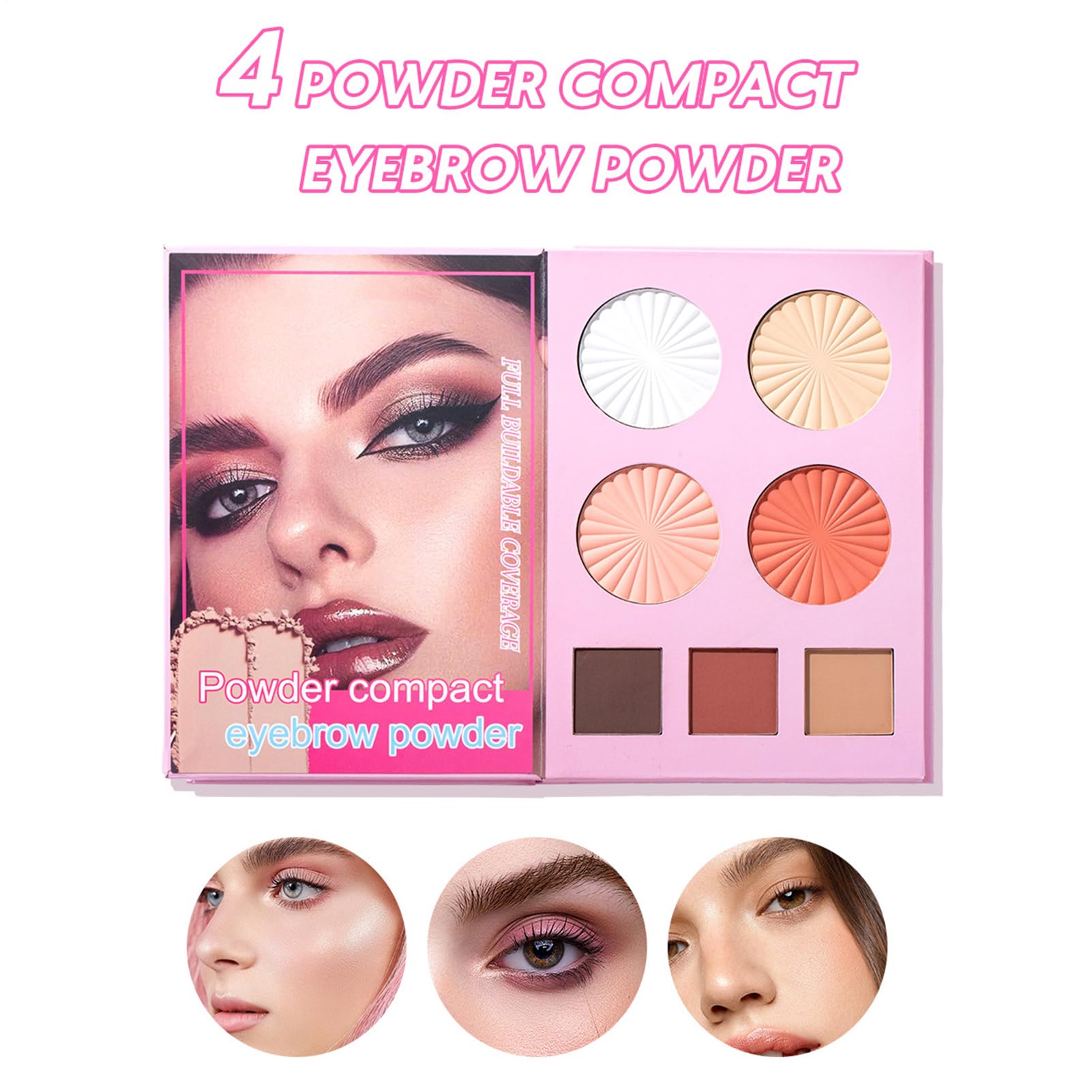 Palette Trucco Ombretti Contorno Impermeabile | Ombretti Colorati A per Matrimonio Festa Appuntamento Scatto Fotografico Natale Compleanno Viaggio Quotidiano