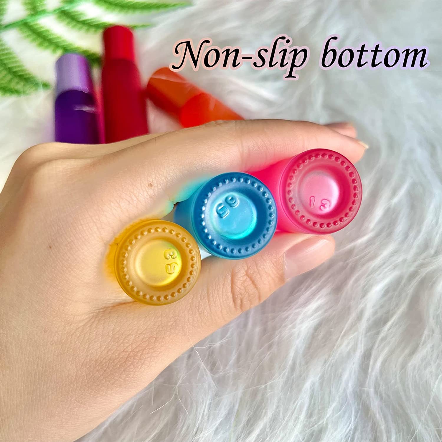 Roll On Oli Essenziali 4 Pezzi - Boccette Vetro 5ml, Colorate, Con Applicatore - Foto 10