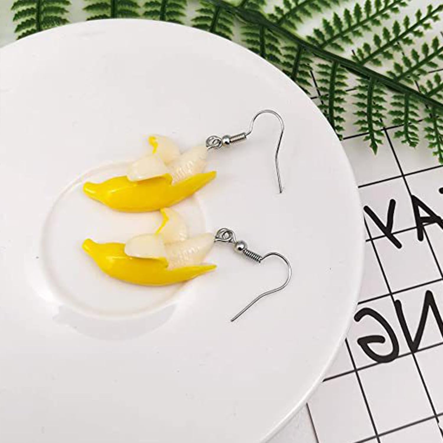 3D Cute Resin Lifelike Fruit Earrings for Women Simulated Food Banana Strawberry Dangle Drop Earrings Jewelry Gifts - Image 6