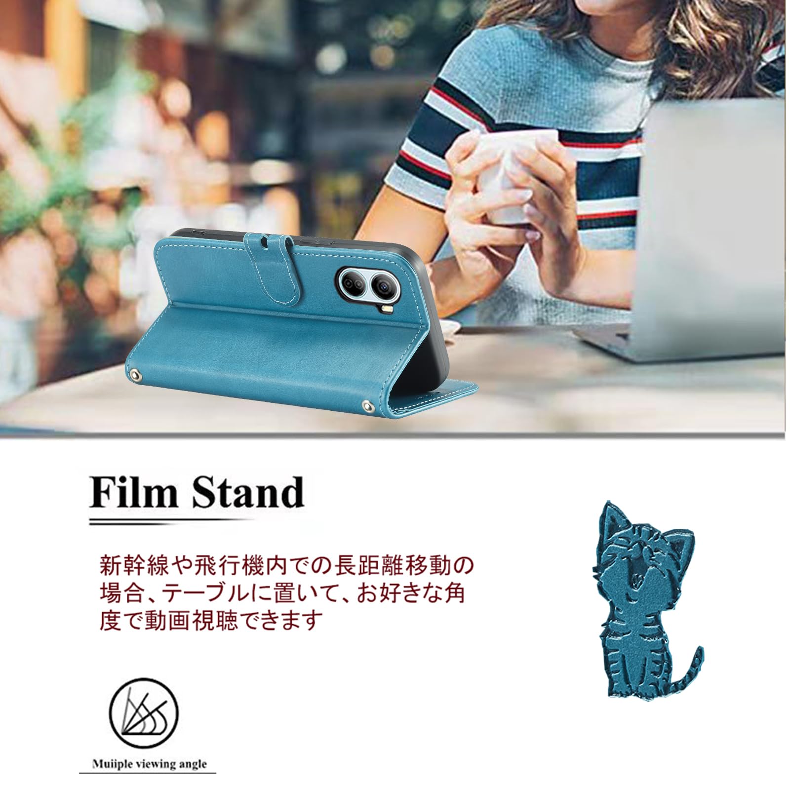 Amazon.co.jp: ZTE Libero 5G IV ケース 手帳型 ibero5g4 手帳型ケース