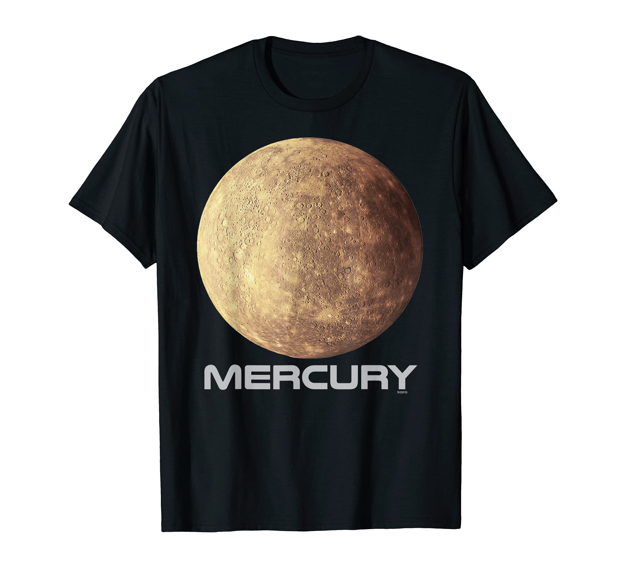 NOFO Clothing CoMercury Shirt, Solar System Planet T-Shirt T-ShirtOEKO-TEX STANDARD 100