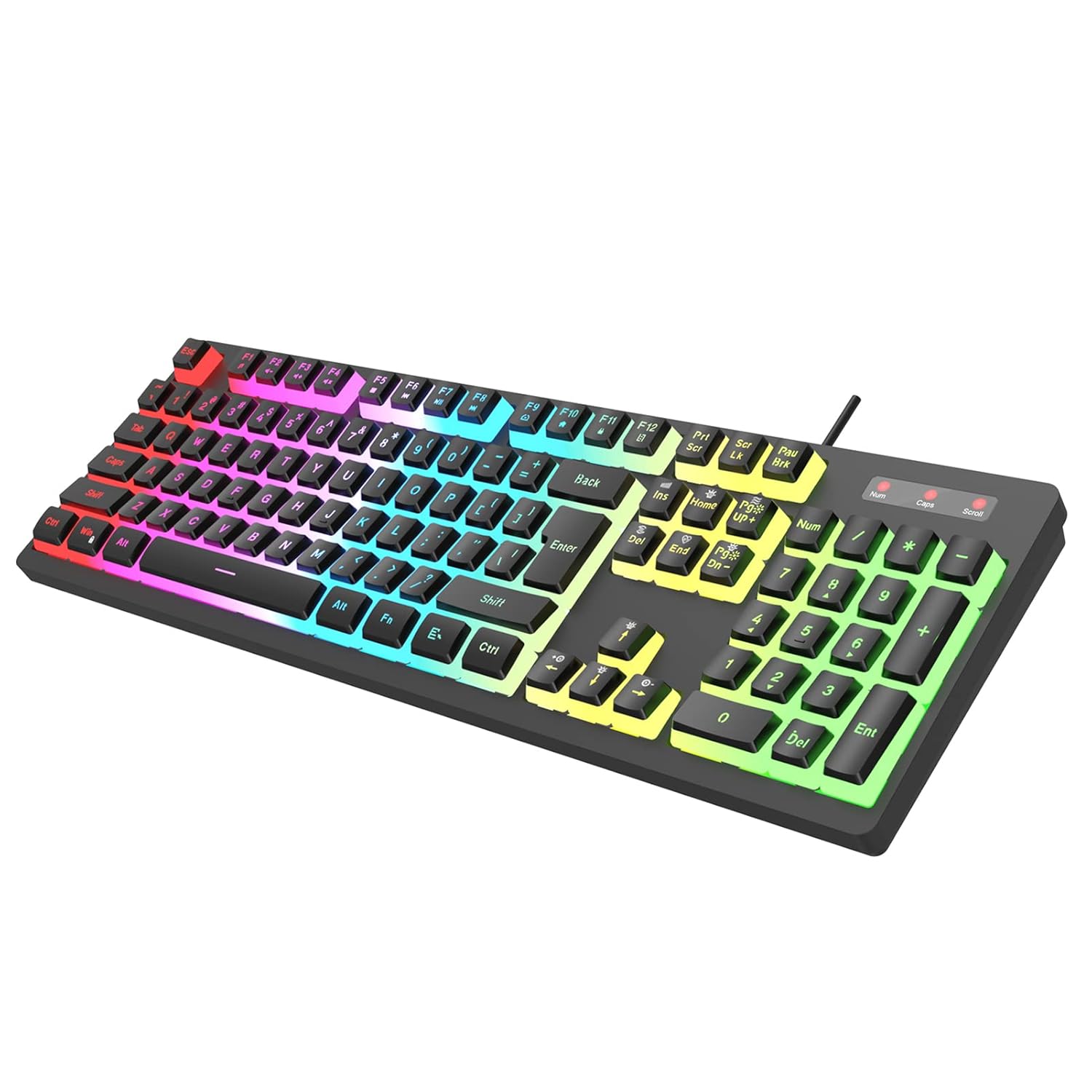 Amazon.in Buy ADIUM L200 RGB Keyboard 104Key Wired Gaming Keyboard