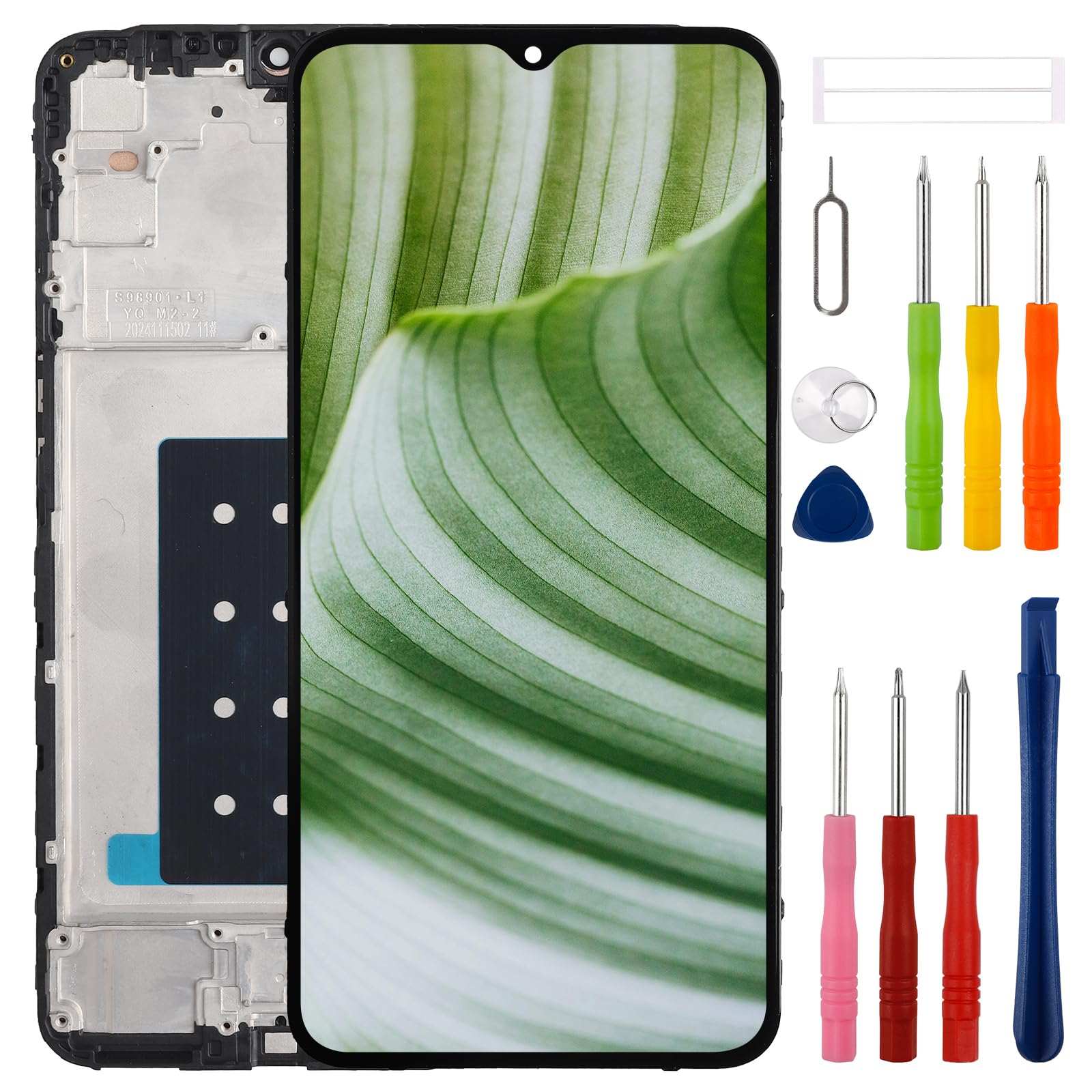 Écran tactile LCD TFT avec cadre pour A16 5G kit réparation inclus - 6