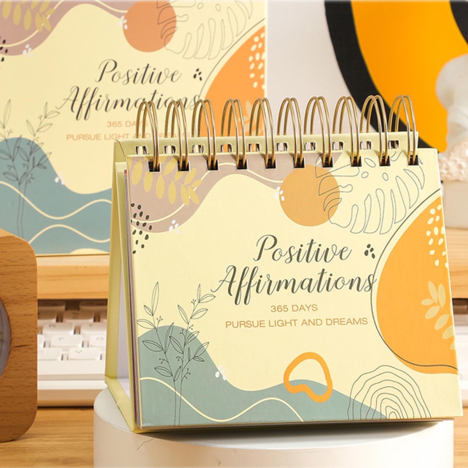 PINKE 2026 Daily Funny Desk Calendar, Office Desktop Planner, Daily Funny Sayings, 365 Day Calendar, Academic Desk Calendar, Monthly Desktop Calendars, Standing Desk Calendars Positive Gift 2026 A