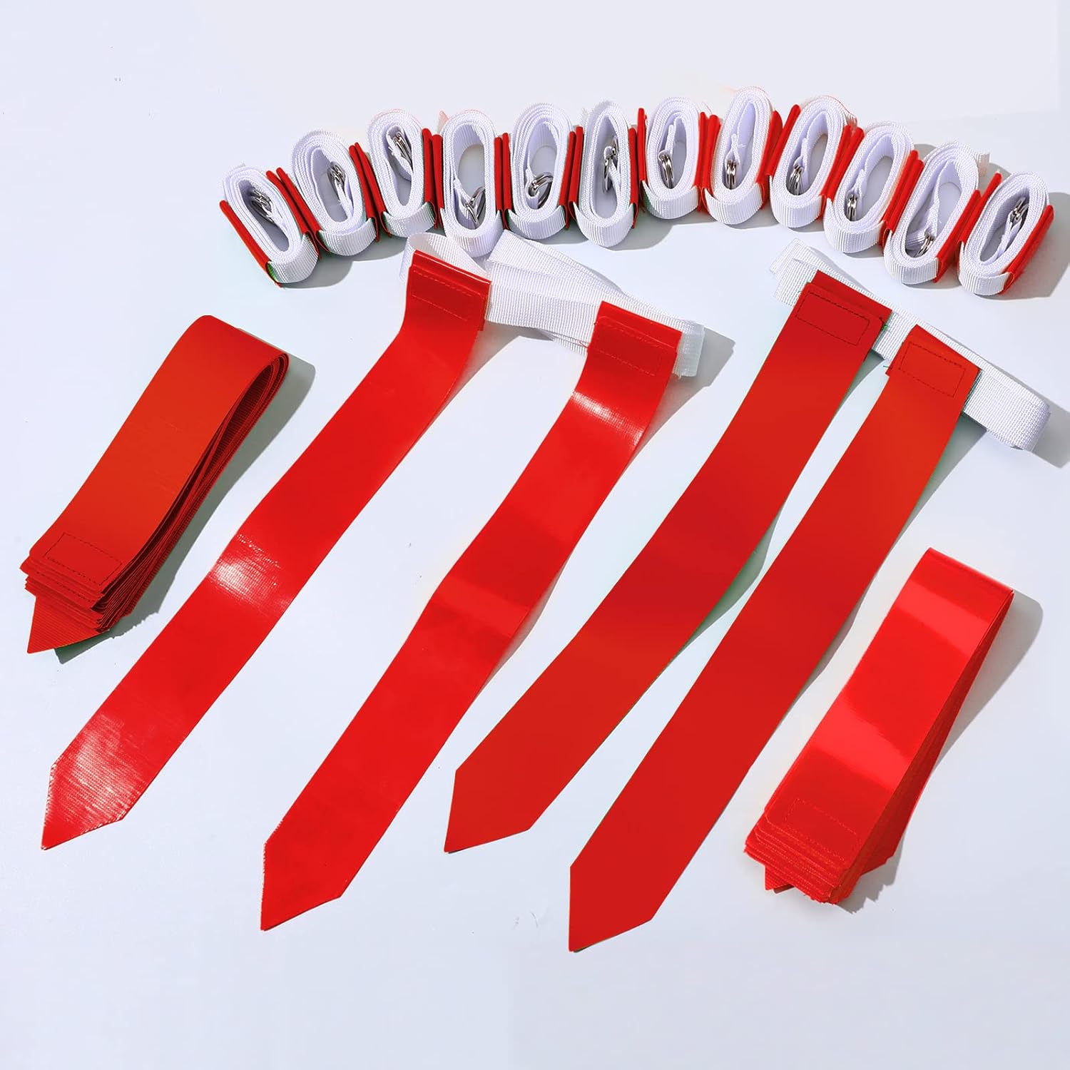 Sintege Player Flag Football Belt Set, Adjustable Football Flag and Belts Gifts for Youth Adults Sports Training