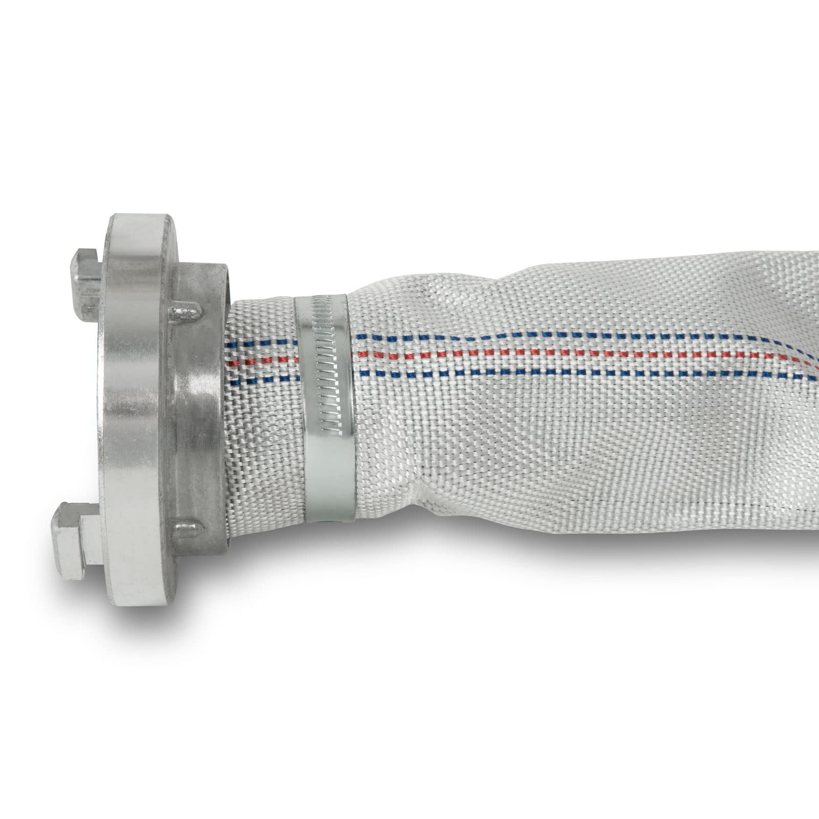 EBERTH Manguera plana con acoplamiento Storz 52-C, longitud de 20 m, diámetro de 2 pulgadas, manguera de tejido, manguera industrial, manguera de agua, manguera de bomba, manguera de jardín