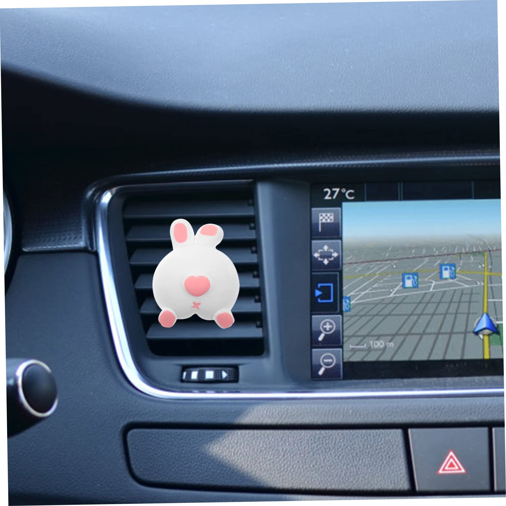 PartyKindom 5pezzi Clip Per Auto Forma Di Animale Decorazione Ventilazione Per Auto Diffusore Di Profumo Adorable Rabbit Butt Facile Da Usare e Resistente