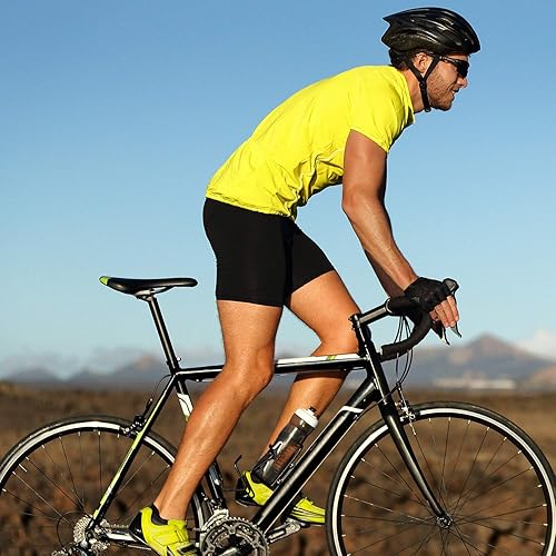 Miniatura 7 de Ohuhu Pantalones cortos acolchados para hombre, acolchado 3D, ropa interior de ciclismo para hombre