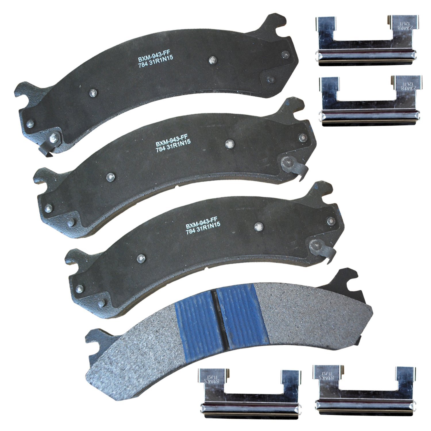 Bendix Premium SBM784 Front Brake Pads for DeVille,DTS,Avalanche 2500,Express 3500,4500,Cargo,Pasajeros,Silverado 1500,1500 HD,Classic,2500 3500 Suburban GMC Savana Sierra Yukon XL Hummer H2