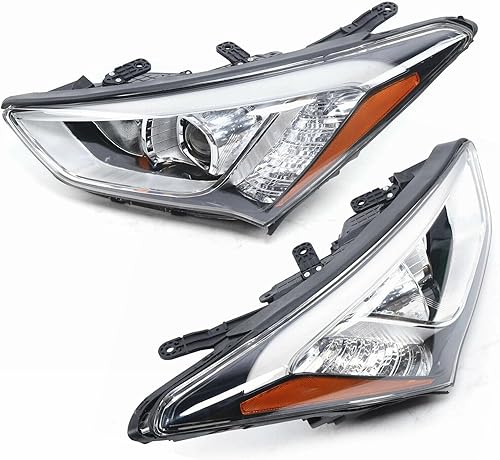 Miniatura 3 de Conjunto de faro delantero para Hyundai Santa Fe 2013 2014 2015 2016 halógeno (lado del conductor)