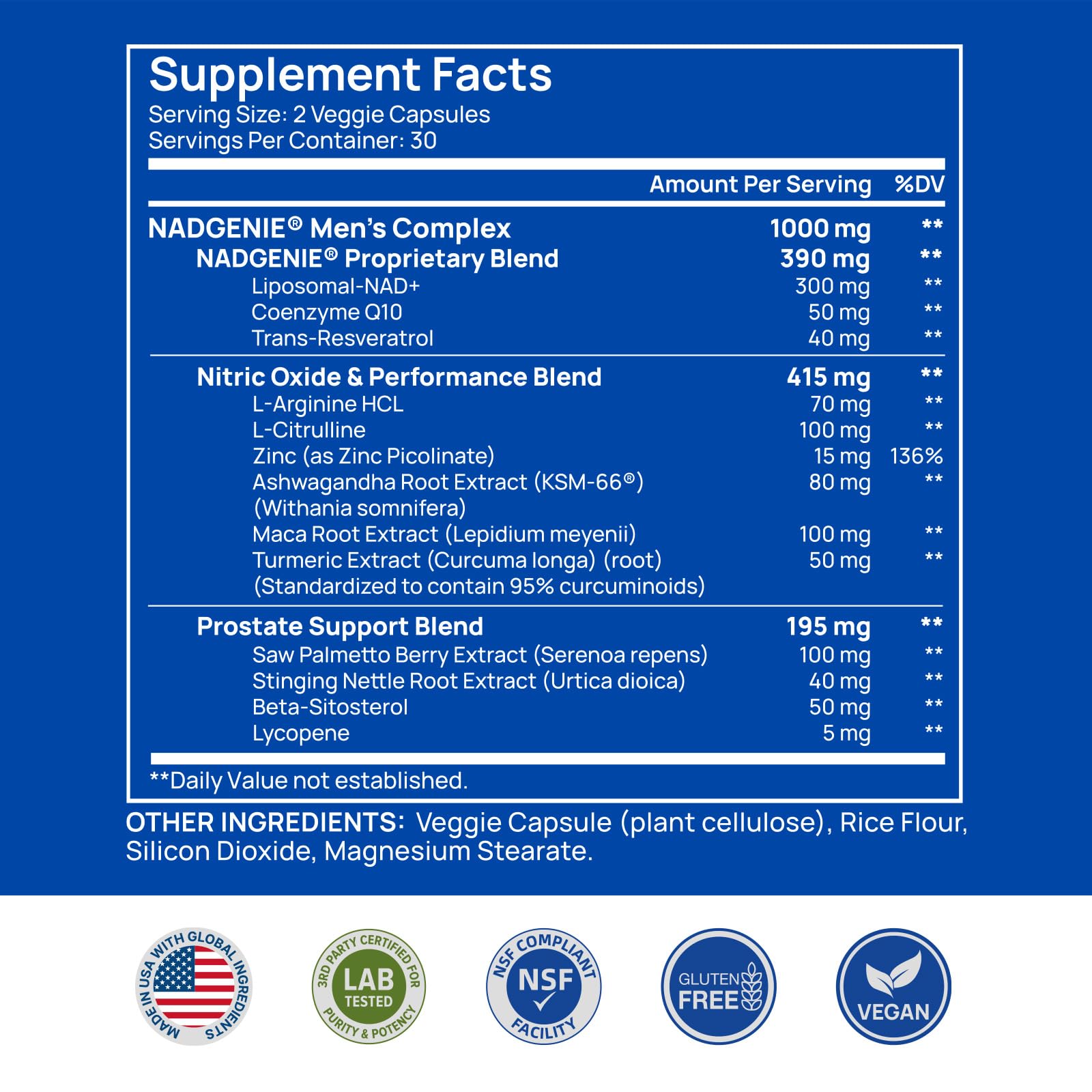 Selerb NAD+ Supplements for Men Set of 2