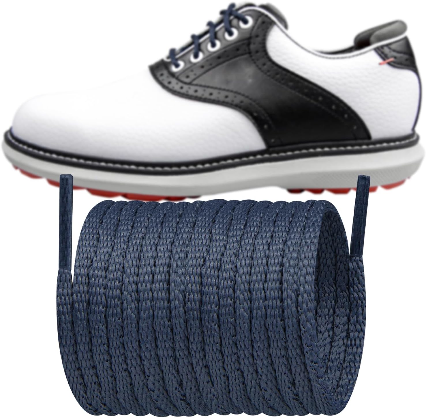 Waxed Shoe Laces for FootJoy Golf Dress Oxford Shoelaces Replacement Strings