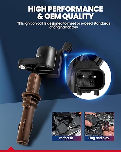 Miniatura 2 de KAX Bobina de encendido FD509, 8 piezas para Ford F150 2007-2010, Expedition 2008-2014, Mustang 2008-2010, Navigator 2008-2014, F250 Super Duty
