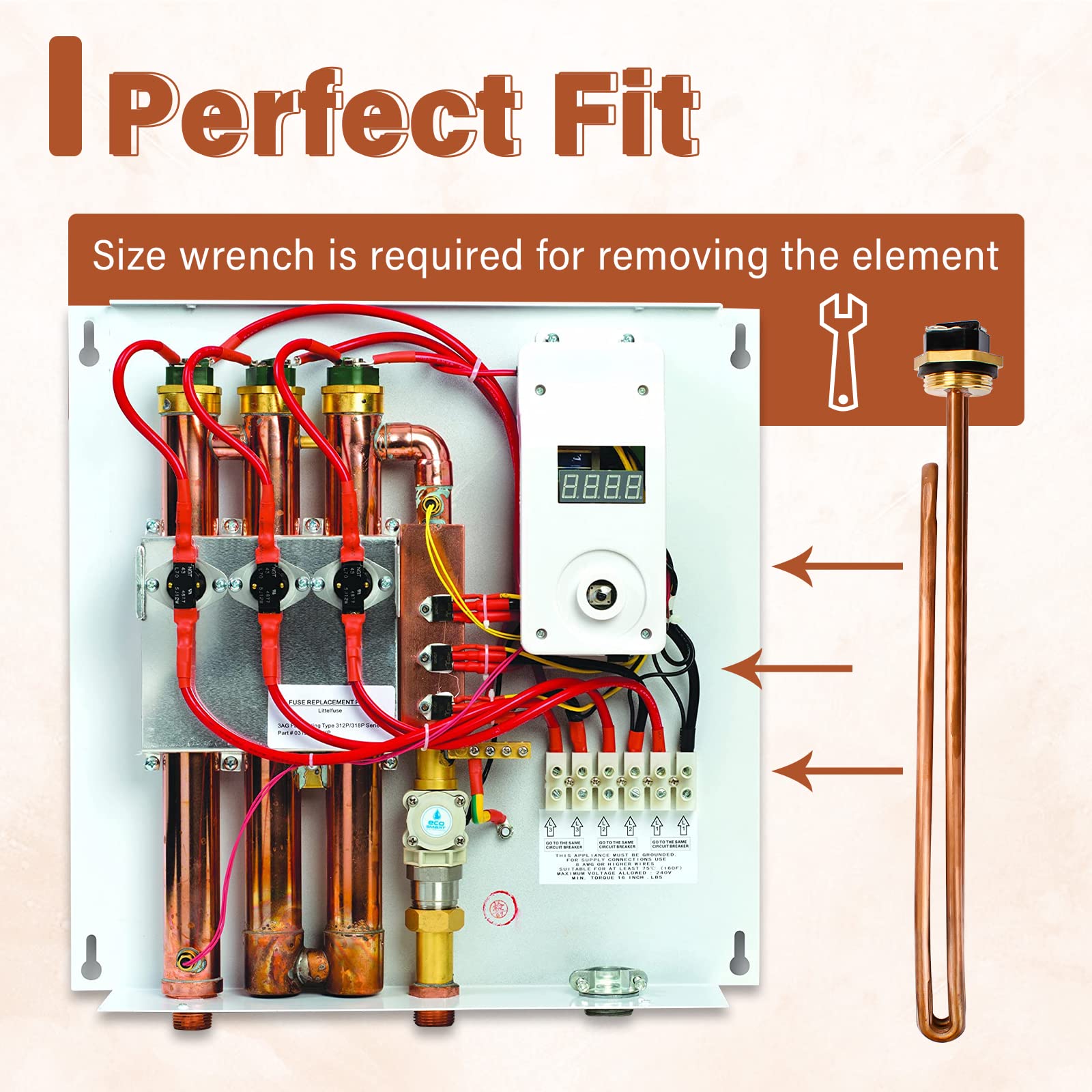 Diagram Eco Electric Heating Systems Water Heater Element
