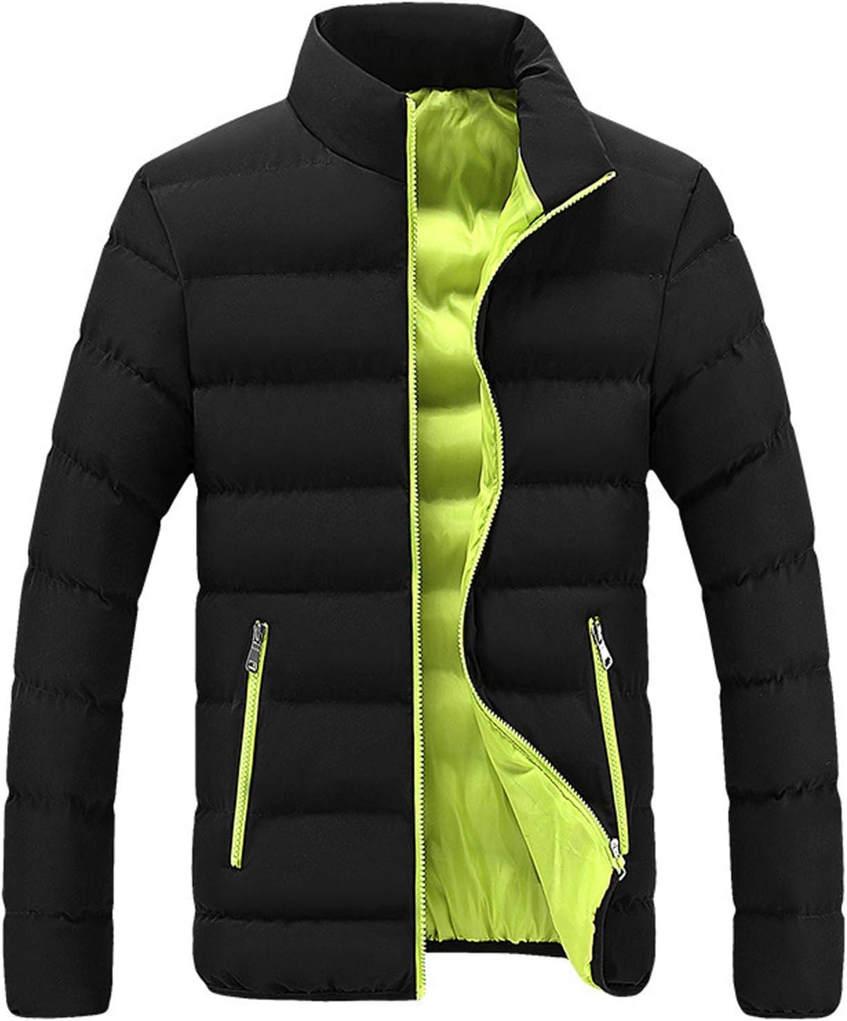 Puffer Jackets for Men Water Repellent Windproof Insulated Jacket Thicken Waterproof Winter Coats for Outdoor Hiking