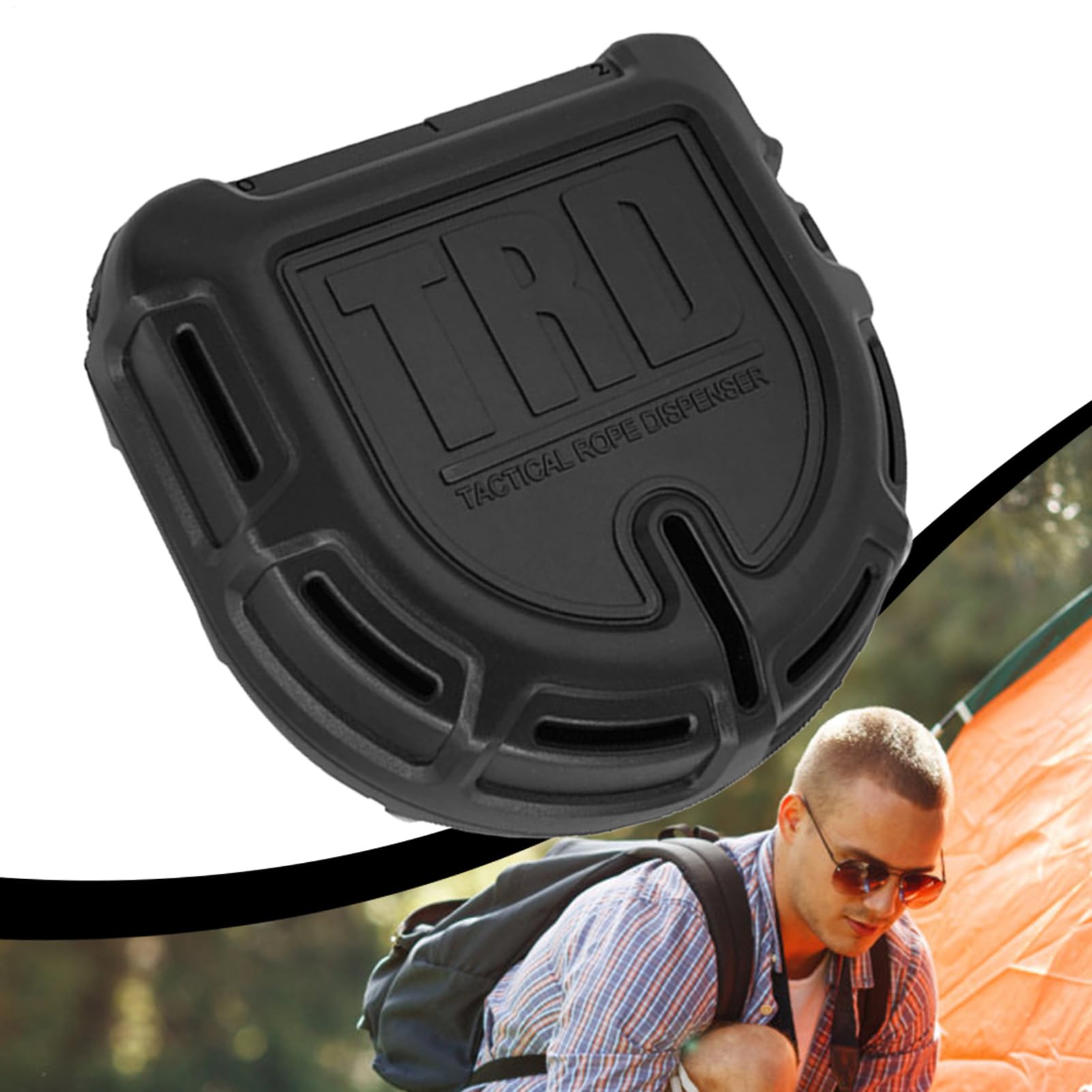 Paracord -Spender - Seilspender | Kabelspeicherbox | Überlebensausrüstung Seillagerbox Outdoor Tool | Fallschirm Container Effizienter tragbarer Nutzungsstreicher -String -Container zum Wandern im Fre