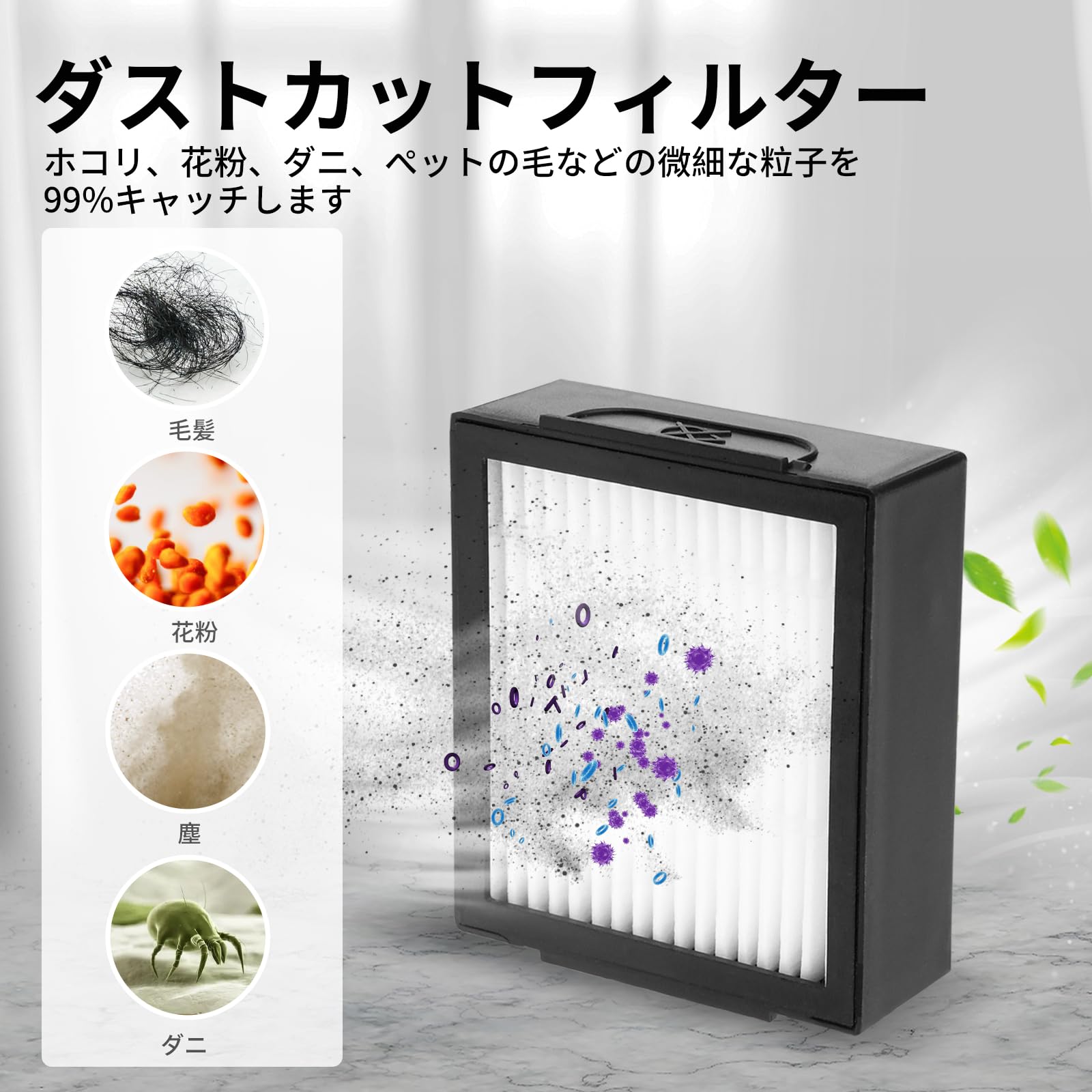 Amazon.co.jp: ルンバ用フィルター 3個セット ダストカットフィルター 