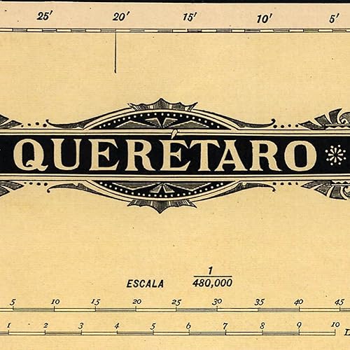 Miniatura 2 de Mapa de queraetaro from Atlas mexicano Circa 1884  32" alta X 24" de ancho (813 mm Alta X 610 mm de ancho)
